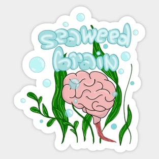 Seaweed Brain Sticker